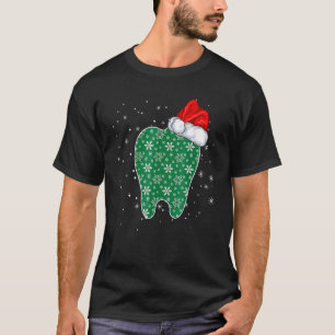 T-shirt 0 Dentiste Pyjama de Noël Santa Dent Xmas Famille