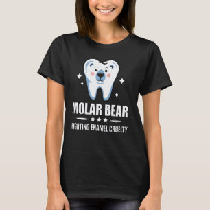 T-shirt 0 Drôle de dentiste ou d'orthodontiste Ours molair