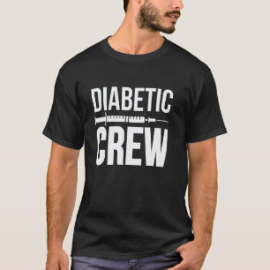 T-shirt 0 Équipage Diabétique Diabète Diabétique