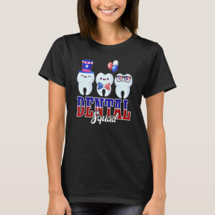 T-shirt 0 Escadron Dentaire Dentiste du 4 Juillet América
