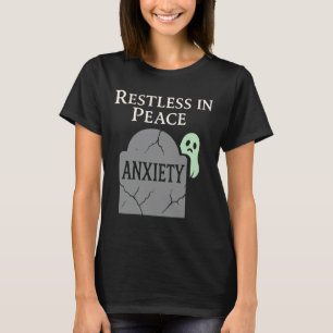 T-shirt 0 Fantôme Triste Humour de Fantôme Anxiété Fantôme