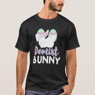 T-shirt 0 Femmes Dentiste Jour de Pâques Lapin Œufs Coloré