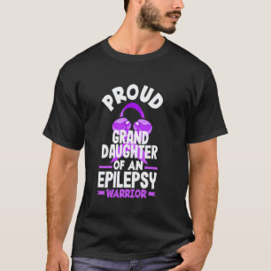 T-shirt 0 Fière petite-fille d'un guerrier de l'épilepsie