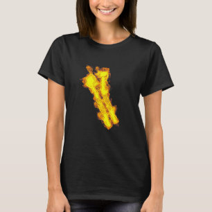 T-shirt 0 Forage Dentaire Flammes Assistante Dentaire Dent