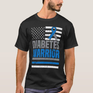 T-shirt 0 Guerrier du diabète T1D T2D Diabétique Sensibili