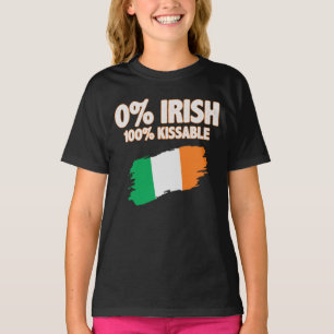 T-shirt 0% Irlandais 100% Embrassable