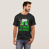 T-shirt 0 Irlandais Avec Un Visage Drôle (Devant entier)