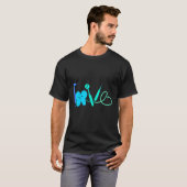 T-shirt 0 J'aime mon dentiste (Devant entier)