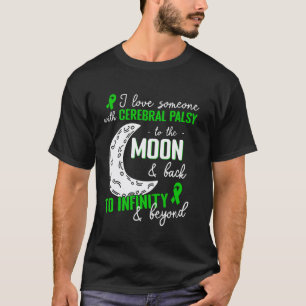 T-shirt 0 J'aime quelqu'un atteint de paralysie cérébrale