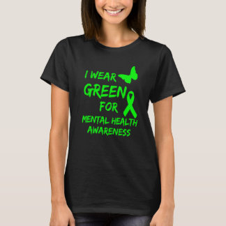 T-shirt 0 Je porte du vert pour le Mois de la sensibilisat
