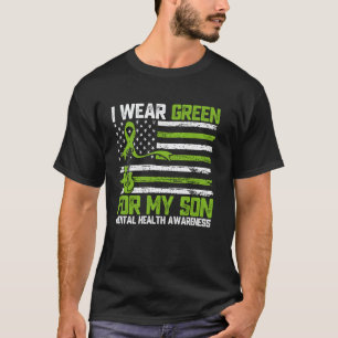 T-shirt 0 Je porte du vert pour mon fils, Sensibilisation