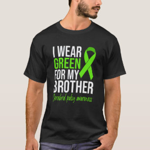 T-shirt 0 Je porte du vert pour mon frère sensibilisation