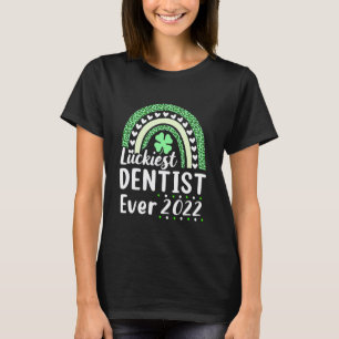 T-shirt 0 Joyuse Saint-Patrick 2022 Dentiste le plus chanc