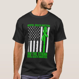 T-shirt 0 La santé mentale compte Fin de la sensibilisatio