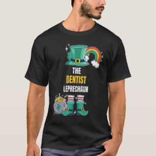 T-shirt 0 Le Dentiste Lebrechaun Saint Patrick's Day Corre