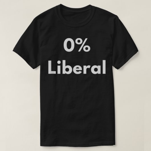 T-shirt 0 Libéral (Design devant)