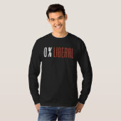 T-shirt 0 Liberal 100 American (Devant entier)