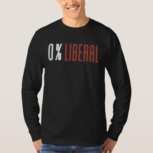 T-shirt 0 Liberal 100 American (Devant)