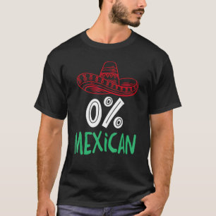 T-shirt 0 Mexicain Avec Sombrero Et Moustache Pour Cinco D