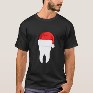 T-shirt 0 Noël Dentiste Drôle Dentaire Avec Santa