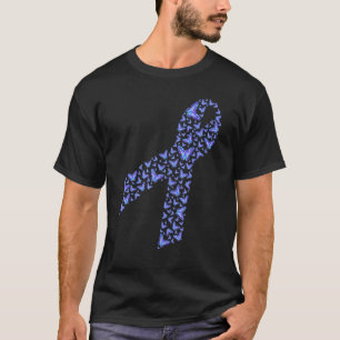 T-shirt 0 Papillons Bleus Mois de la sensibilisation au di