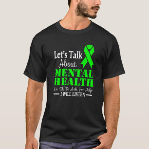 T-shirt 0 Parlons de la sensibilisation à la santé mentale