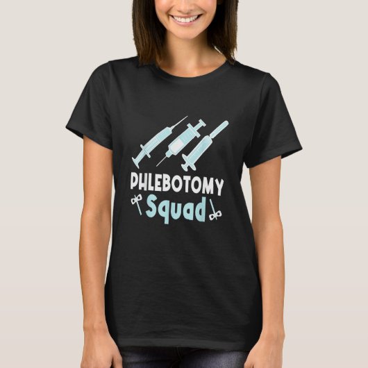 T-shirt 0 Phlébotomiste Équipe de phlébotomie (Devant)