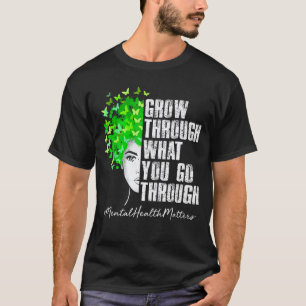T-shirt 0 Sensibilisation à la santé mentale Grandir à tra