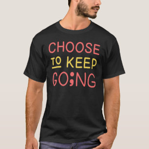 T-shirt 0 Sensibilisation à la santé mentale Point-virgule
