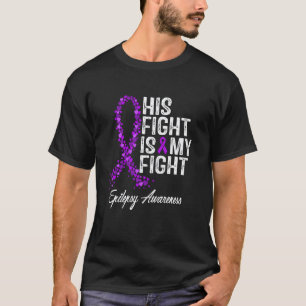 T-shirt 0 Sensibilisation à l'épilepsie Son combat est mon