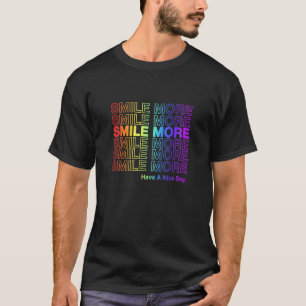 T-shirt 0 Sourire Plus de Fierté Dentaire Arc-en-ciel Rdh
