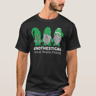 T-shirt 0 Trio Gnome Mettre Fin à la Stigmatisation La San