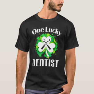 T-shirt 0 Un Dentiste Chanceux Drôle de Saint-Patrick Dent