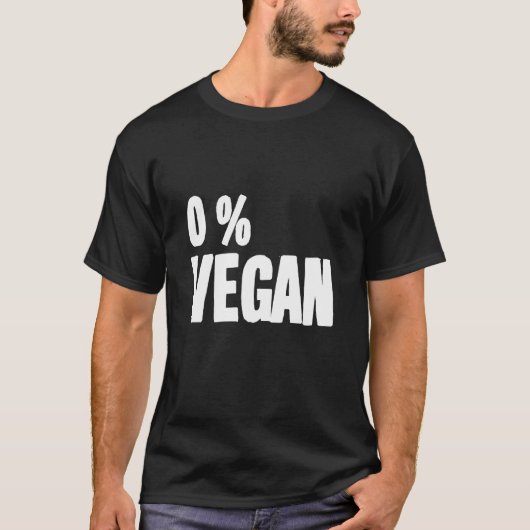 T-shirt 0% Vegan Smoke Grill Barbecue Grillin (Devant)