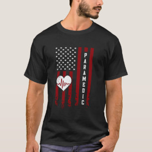 T-shirt 0 Vie fière d'ambulancier Drapeau américain Fierté