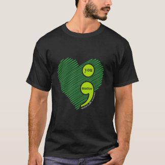 T-shirt 0 Vous Comptez Point-virgule Sensibilisation à la