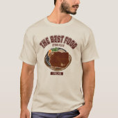 T-SHIRT 1ポンドステーキ (カレッジ風イラスト) (Devant)