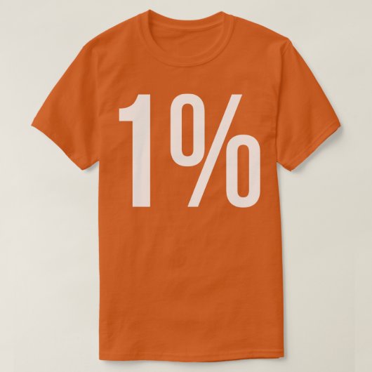 T-SHIRT 1 % (Design devant)