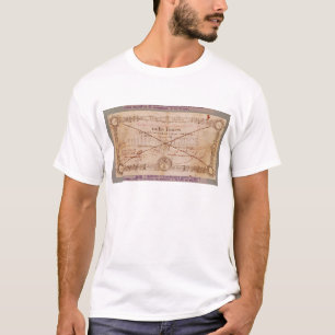 T-shirt 1000 francs de billet de banque de 8 Floreal, un X