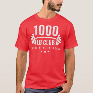 T-shirt 1000 lb Cadeau de musculation Club pour les cultur