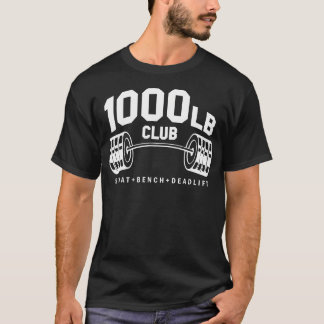 T-shirt 1000 Livres Club Remise En Forme De Poids