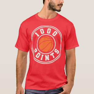 T-shirt 1000 Points Basketball Cadeau Lycée Basketball