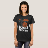 T-shirt 1000 Points Basketball Scorer High School Basketba (Devant entier)