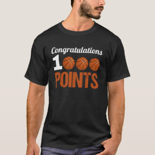 T-shirt 1000 Points Basketball Scorer High School Basketba