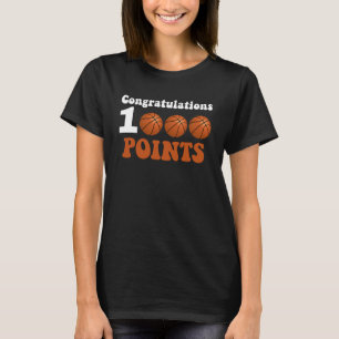 T-shirt 1000 Points Basketball Scorer High School Basketba