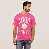 T-shirt 1000 Points Basketball Scorer High School Basketba (Devant entier)