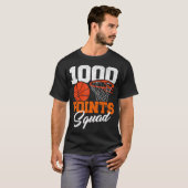 T-shirt 1000 Points Basketball Scorer Squad School Basketb (Devant entier)