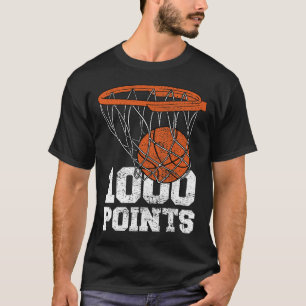T-shirt 1000 Points Bysketbyll Scorer High School Bysketby