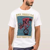 T-shirt 1004 BMX-Freestyle-Urban-TShirt-Design (Devant)