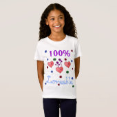 T-Shirt 100% adorable (Devant entier)